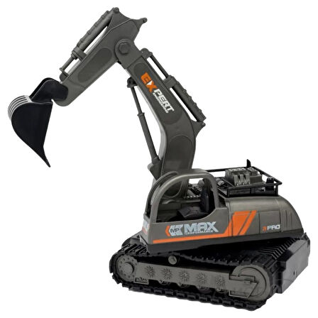 İş Makinaları Serisi - Şarjlı Uzaktan Kumandalı Excavator - Sarı