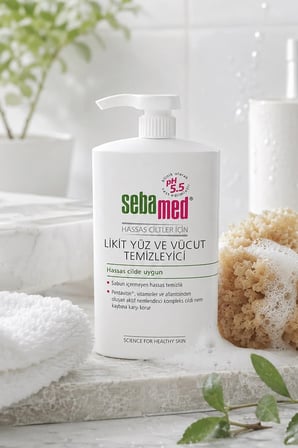 Sebamed Yüz ve Vücut Temizleyici Likit 750 ML (2 Li Set)