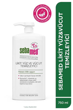 Sebamed Yüz ve Vücut Temizleyici Likit 750 ML (6 Lı Set)