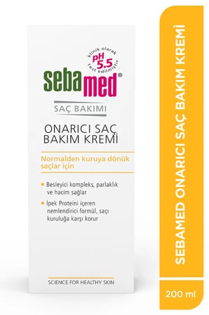 Sebamed Onarıcı Saç Bakım Kremi 200 ML (2 Li Set)