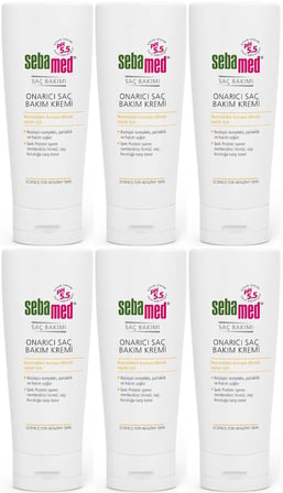 Sebamed Onarıcı Saç Bakım Kremi 200 ML (6 Lı Set)