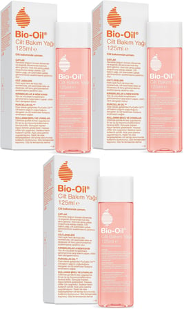 Bio-Oil Çatlak Oluşumunu Önleyici Cilt Bakım Yağı 125ML (Yeni Formül) (3 Lü Set)