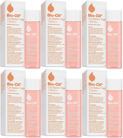 Bio-Oil Çatlak Oluşumunu Önleyici Cilt Bakım Yağı 125ML (Yeni Formül) (6 Lı Set)
