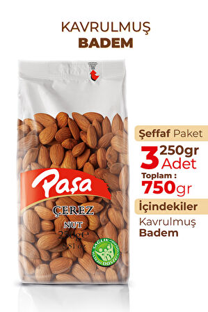 Kavrulmuş Badem 250 gr X 3 Adet (750 gr)