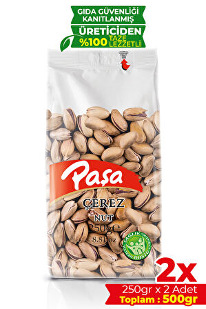 Kavrulmuş Antep Fıstığı 250 gr X 2 Adet (500 gr)