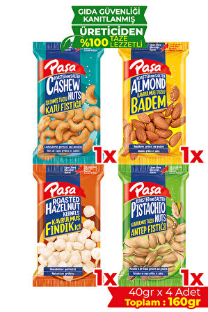 Karışık Kuruyemiş 40 gr X 4 Adet (160 gr)