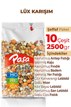 Lüx Karışık Kuruyemiş 2,5 kg - (10 Çeşit)