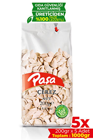 Kavrulmuş Kabak Çekirdeği 200 gr X 5 Adet (1 kg)