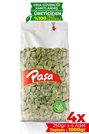 Çiğ İç Kabak Çekirdeği 250 gr X 4 Adet (1 kg)