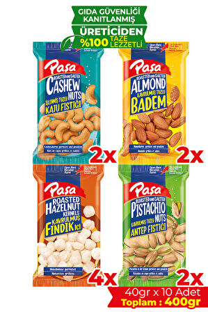 Karışık Kuruyemiş 40 gr X 10 Adet (400 gr)