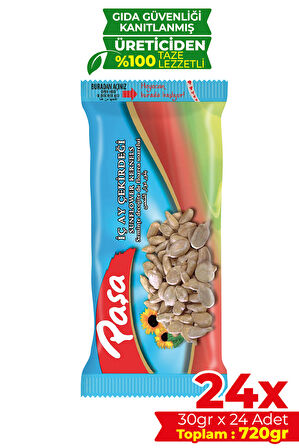 İşlenmiş İç Ay Çekirdeği 30 gr X 24 Adet (720 gr)
