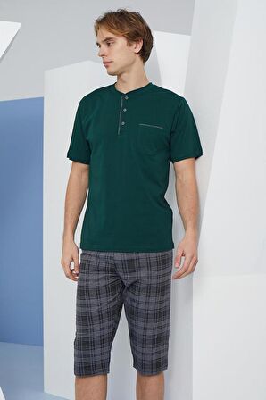 KLY 2203 BATTAL MİDİ YAKA KAPRİ TAKIM