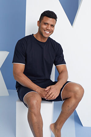 Kly %100 Pamuk O Yaka 3lü Pijama Takımı 9605 