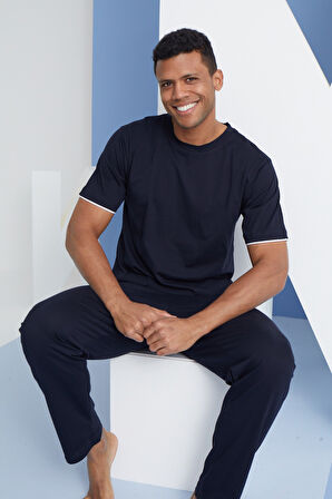 Kly %100 Pamuk O Yaka 3lü Pijama Takımı 9605 