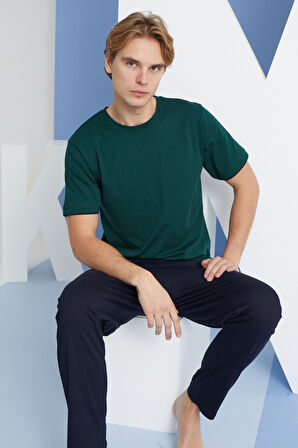 Kly %100 Pamuk O Yaka 3lü Pijama Takımı 9605 