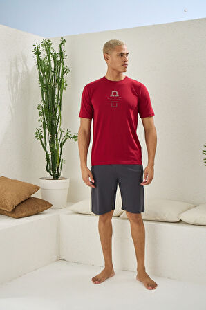 Kly Erkek O Yaka Şort Takım 2019 