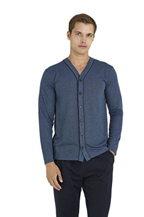 Kly Erkek İndigo Pijama Takımı 9225 