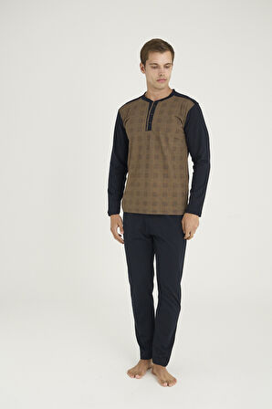 Kly Battal Midi Yaka Pijama Takımı 9110 