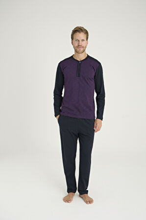 Kly Battal Midi Yaka Pijama Takımı 9110 