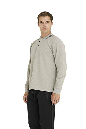 KLY Erkek Gri Pijama Takımı 6014 