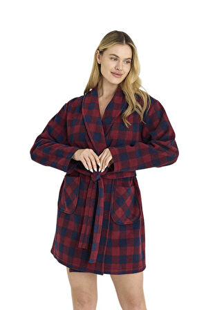 Kly Kadın Bordo Sabahlık 279 