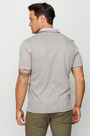 801 DESEN MTA JAKARLI PY DÜĞMELİ K.KOL ERKEK T-SHIRT