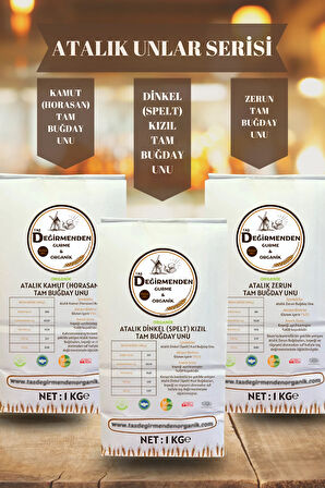 Atalık Unlar Seti 2 (Dinkel-Kamut-Zerun)