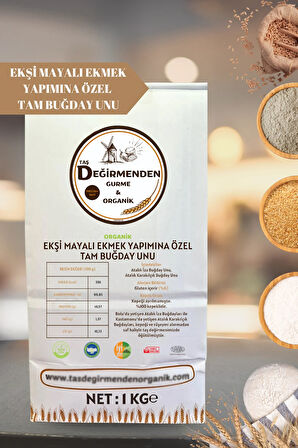 Atalık Ekşi Mayalı Ekmek Yapımına Özel Tam Buğday Unu - 1 Kilo