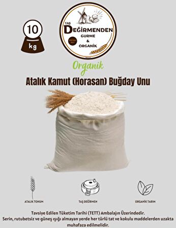 Organik Atalık Kamut (Horasan) Buğday Unu - 10 Kilo