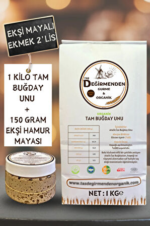 Atalık Tam Buğday Unu - Siyez Ekşi Hamur Mayası