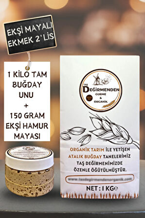 Atalık Tam Buğday Unu - Siyez Ekşi Hamur Mayası