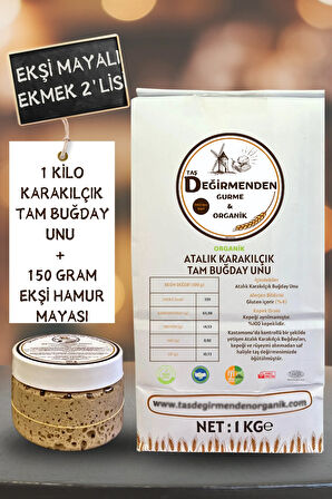 Atalık Karakılçık Tam Buğday Unu - Siyez Ekşi Hamur Mayası