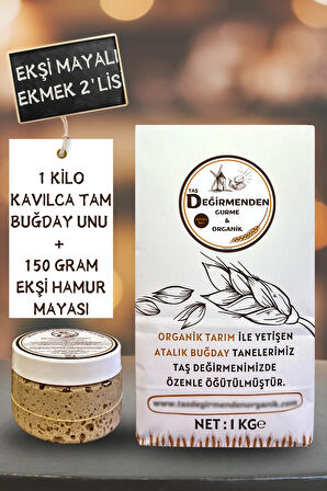 Atalık Kavılca Gernik Tam Buğday Unu - Siyez Ekşi Hamur Mayası