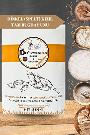 Atalık Dinkel Spelt Kızıl Tam Buğday Unu - 5 Kilo