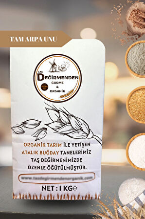 Organik Atalık Tam Arpa Unu - 1 Kilo
