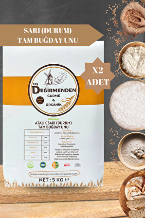 Atalık Sarı (Durum) Tam Buğday Unu - 10 Kilo