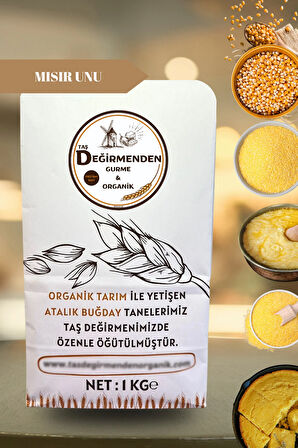 Organik Atalık Mısır Unu - 1 Kilo