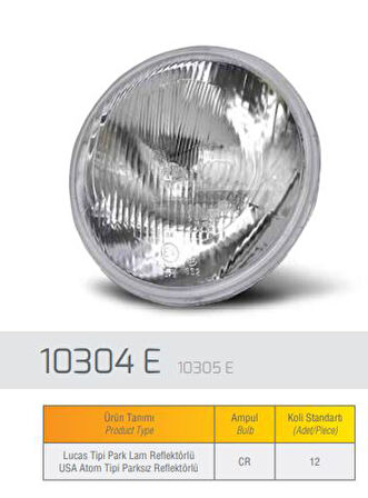 Volvo Reflektor Tirnaklı Parklı 460 111 - Farba 10304d