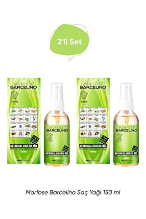 Barcelino Saç Bakım Yağı 150 ml X 2 Adet