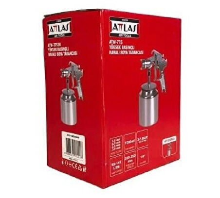 Attlas ATW-77S30 Yüksek Basınçlı Boya Tabancası A0502008