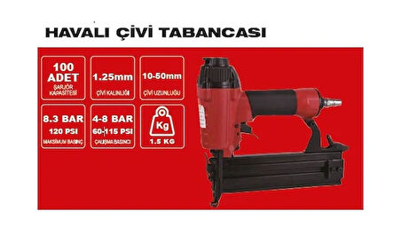 Attlas ATCT F 50 Havalı Çivi Tabancası A0501009