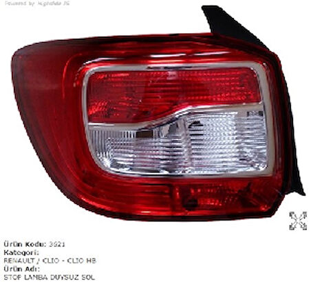 Unıversal Stop Lamba-Sol Clio Symbol 2013--> - Pleksan-3621