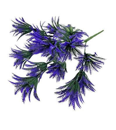 Yapay Çiçek Plastik Demet Mor Mini Sıkas Demeti Garnitür Aradal Dekoratif Yapay Bitki