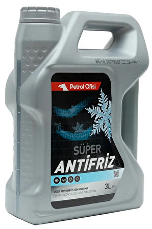 Konsantre Süper Antifriz 3 Litre Dört Mevsim Üstün Koruma