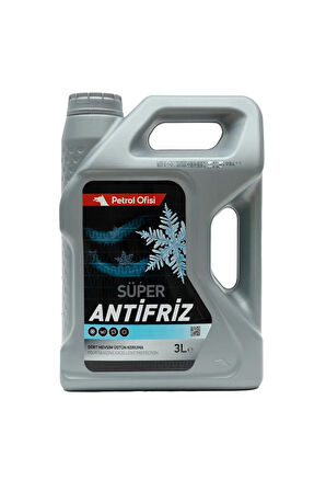 Konsantre Süper Antifriz 3 Litre Dört Mevsim Üstün Koruma