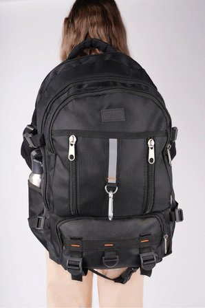 young VEST Dağcı 60 Litre Outdoor Spor Kamp Çanta Suluk Gözlü SİYAH