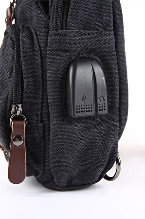 CCS 31184 Kanvas Kumaş Omuz Askılı Çapraz Çanta