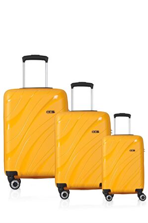 ÇÇS 5223 POLİPROPİLEN 3 LÜ VALİZ SETİ