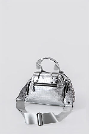 ÇÇS 17360 Kadın Omuz Askılı Kol Çantası