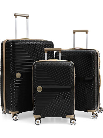 ÇÇS 5239 Polipropilen 3 lü Valiz Seti